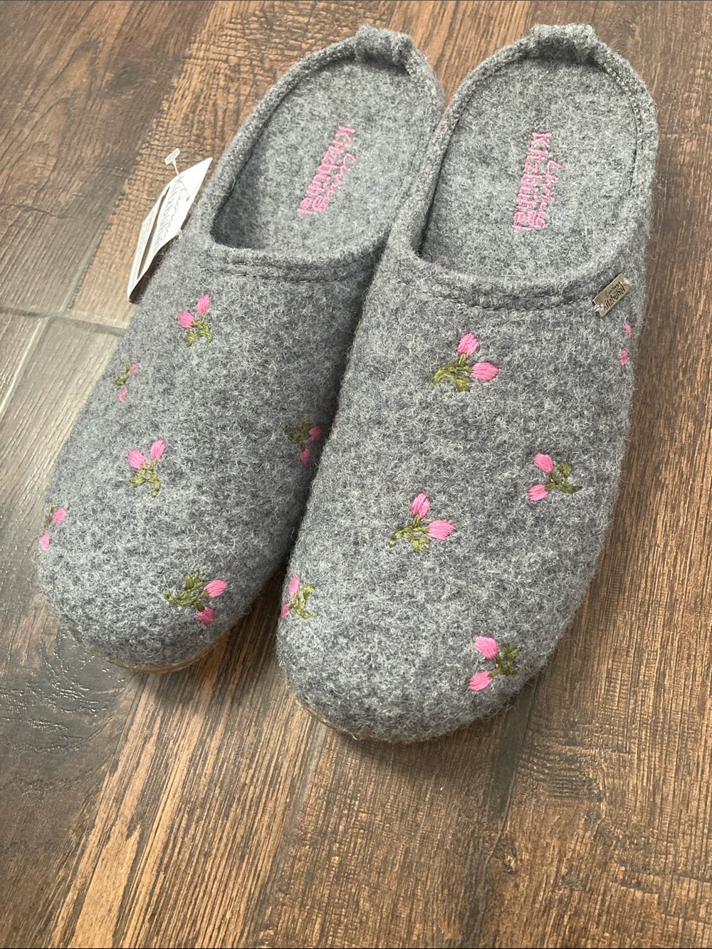 Living Kitzbühel Wool Flower Slippers